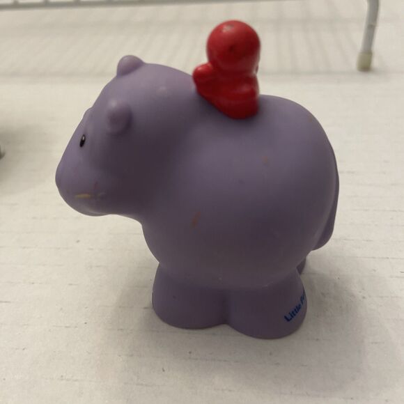 Fisher Price Little People Alphabet Zoo Animals Lot Of 5 Seal, Tiger, Hippo - Picture 11 of 12